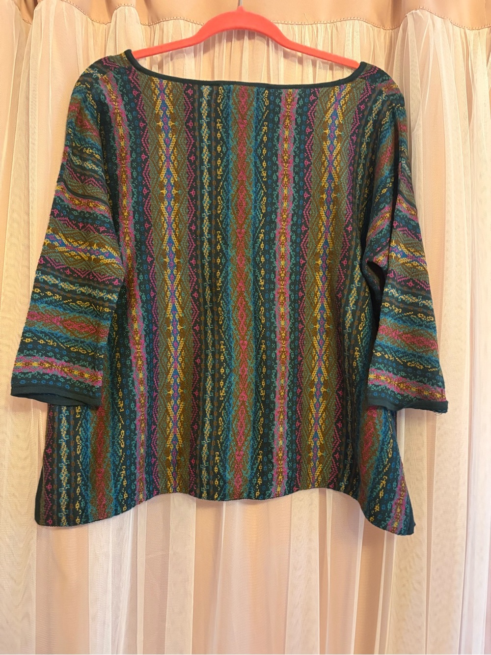Peruvian Connection Yavari Relaxed Sweater Top Size Small - Picture 4 of 4